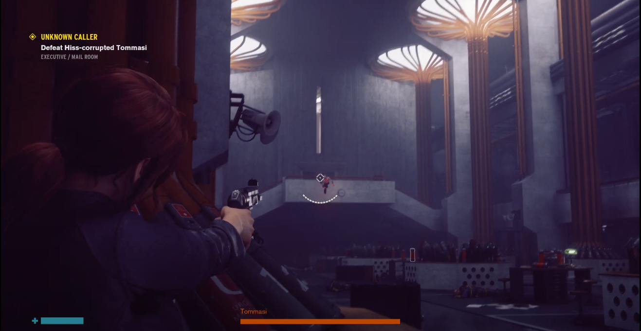 She’s a redhead and her aiming is poor
