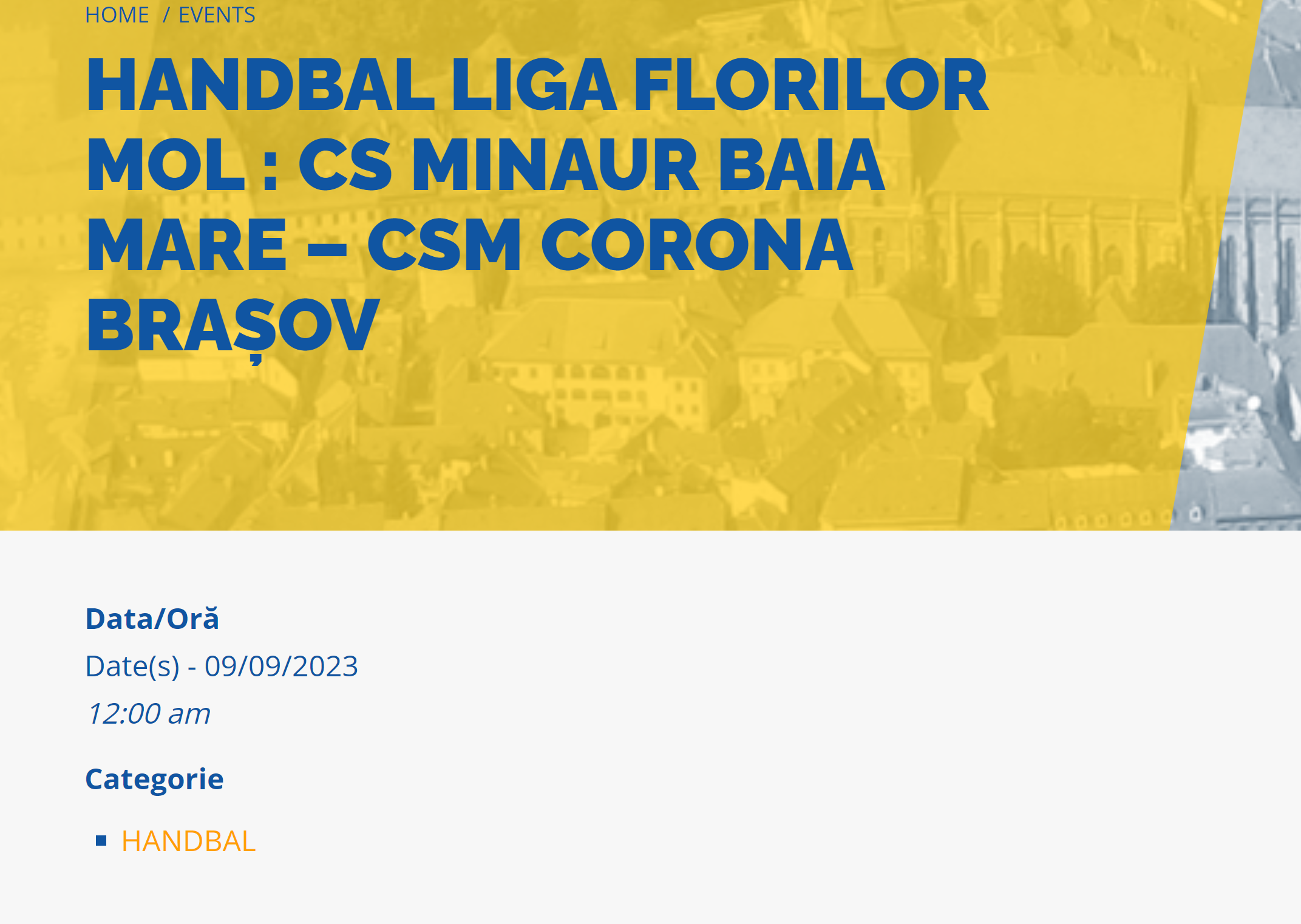 Handbal la miezul nopții, interzis minorilor?