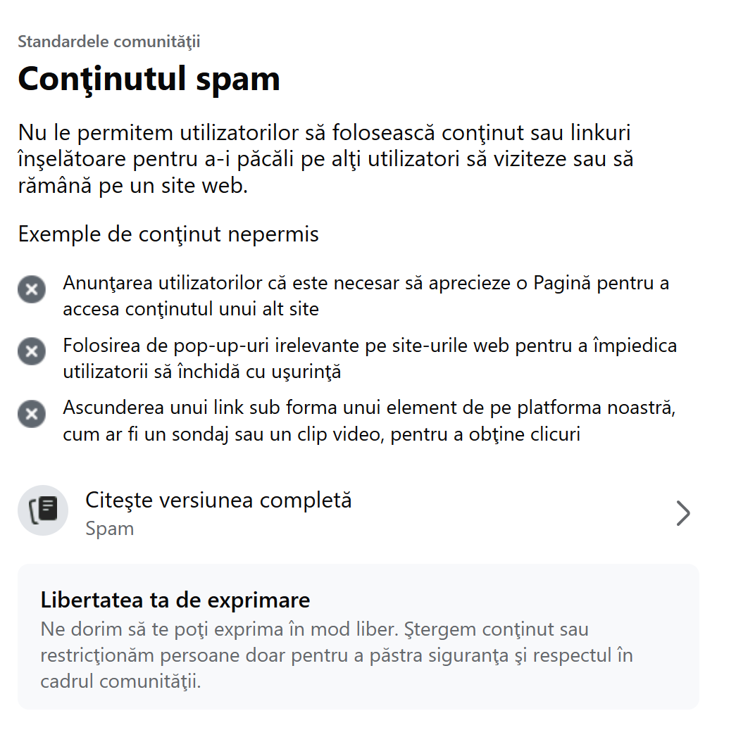 Ia să vedem care sunt standardele astea pe care le-am încălcat